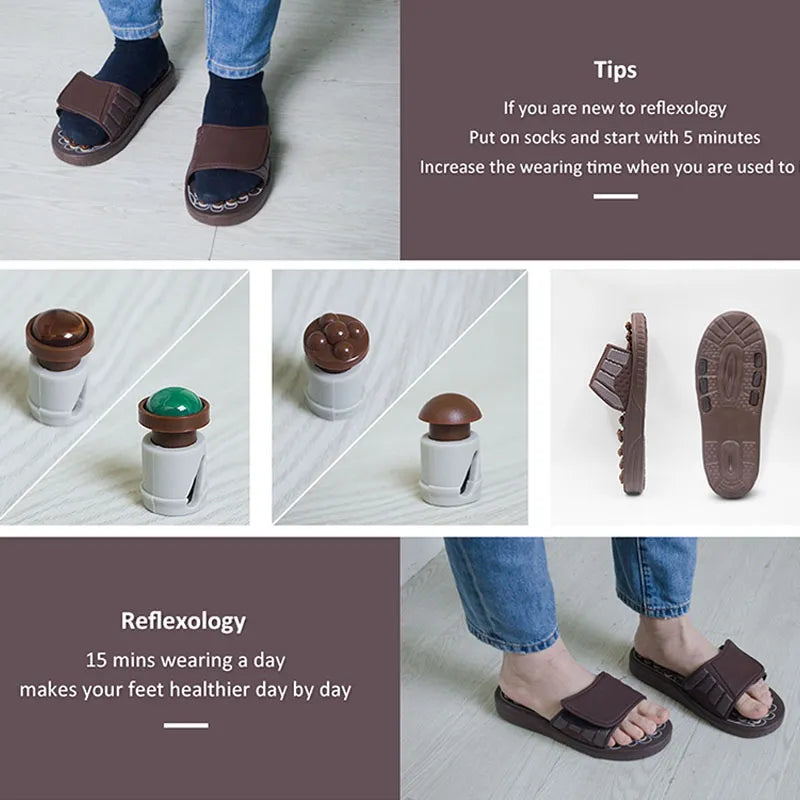 Revitalize Reflexology Slippers: Your Daily Step to Wellness👣🌟