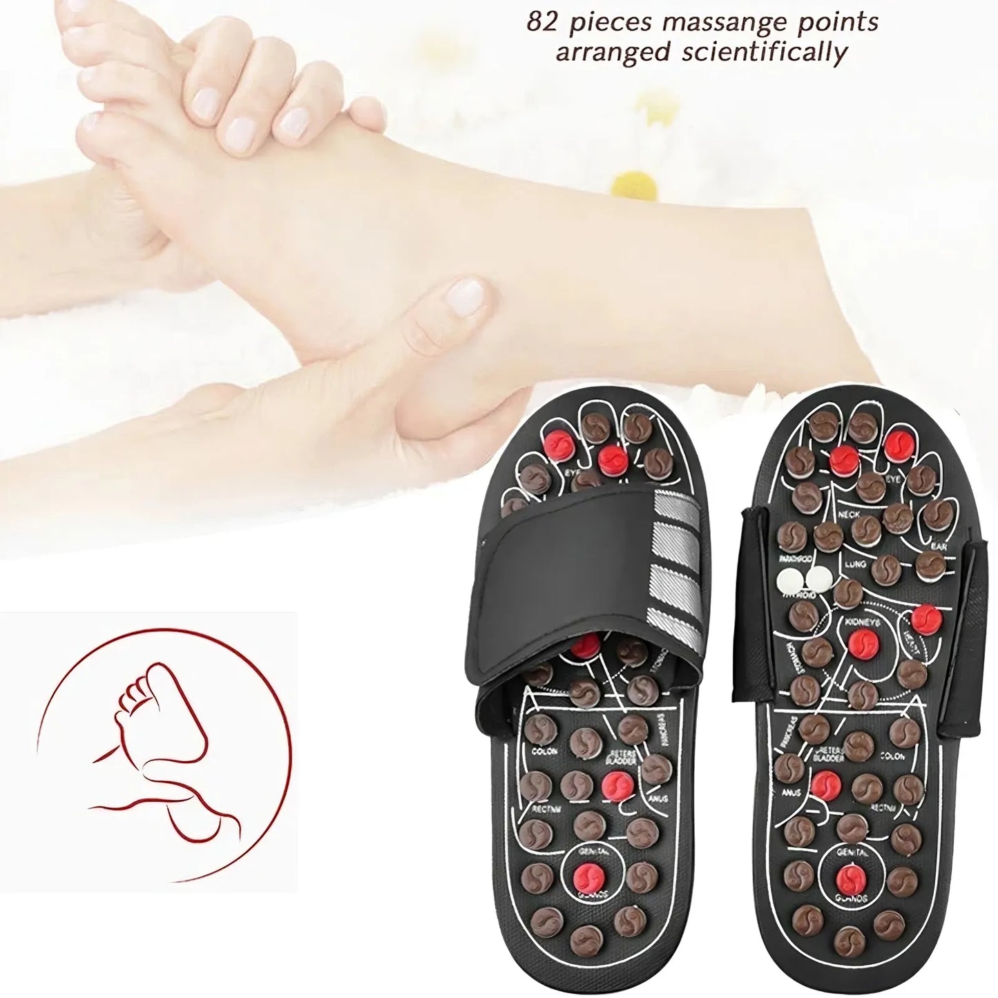 Revitalize Reflexology Slippers: Your Daily Step to Wellness👣🌟